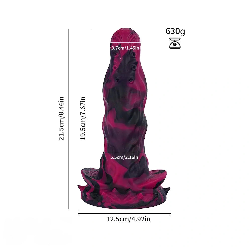 Tentacle Knot Monster Cock Creature Silicone Soft Dildo For Women Clit