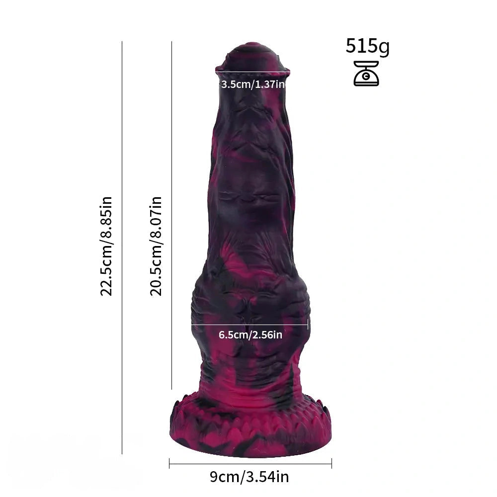 Tentacle Knot Monster Cock Creature Silicone Soft Dildo For Women Clit