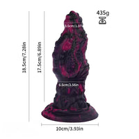 Tentacle Knot Monster Cock Creature Silicone Soft Dildo For Women Clit