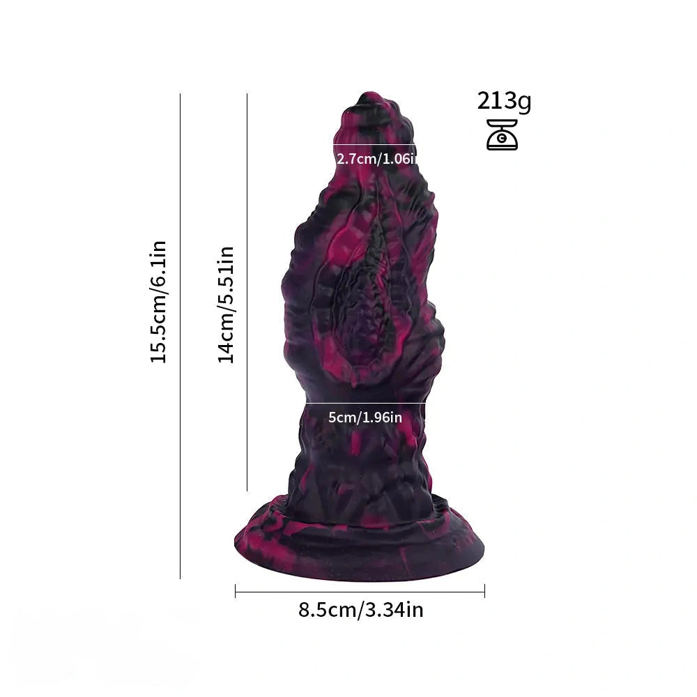 Tentacle Knot Monster Cock Creature Silicone Soft Dildo For Women Clit
