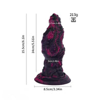 Tentacle Knot Monster Cock Creature Silicone Soft Dildo For Women Clit