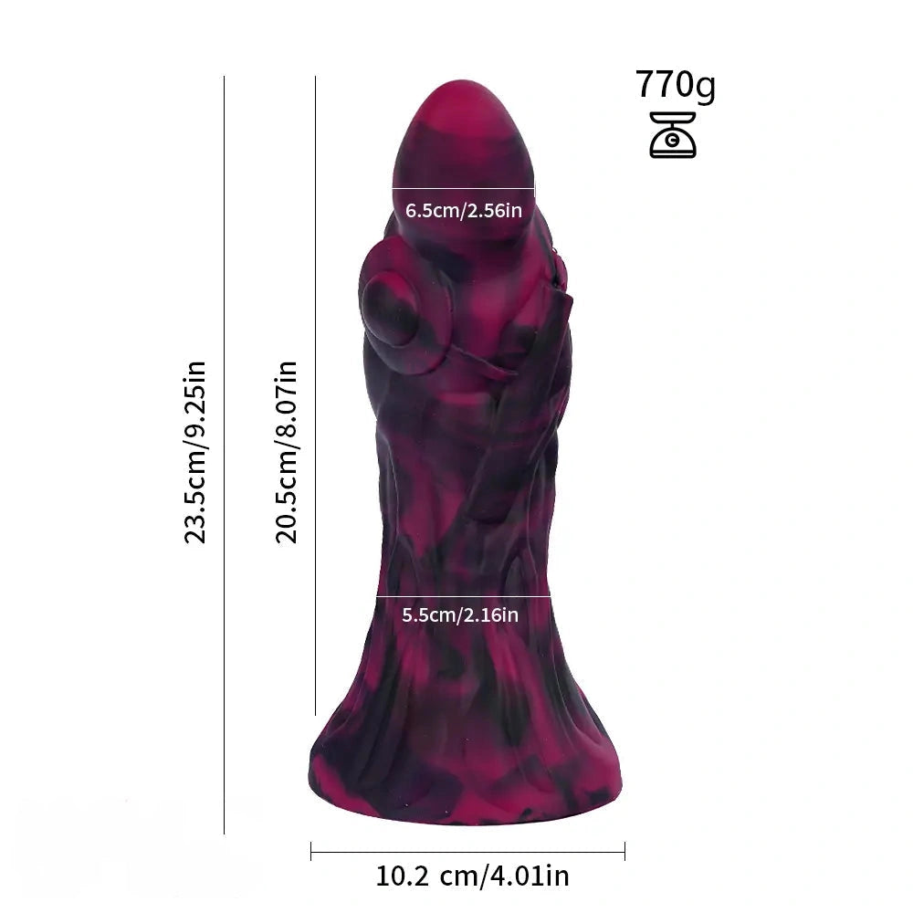 Tentacle Knot Monster Cock Creature Silicone Soft Dildo For Women Clit