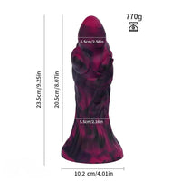 Tentacle Knot Monster Cock Creature Silicone Soft Dildo For Women Clit