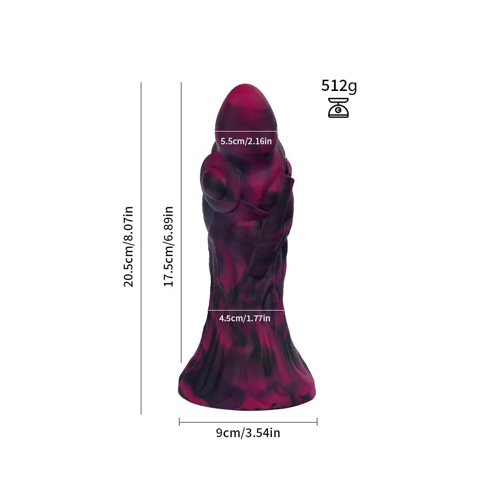 Tentacle Knot Monster Cock Creature Silicone Soft Dildo For Women Clit