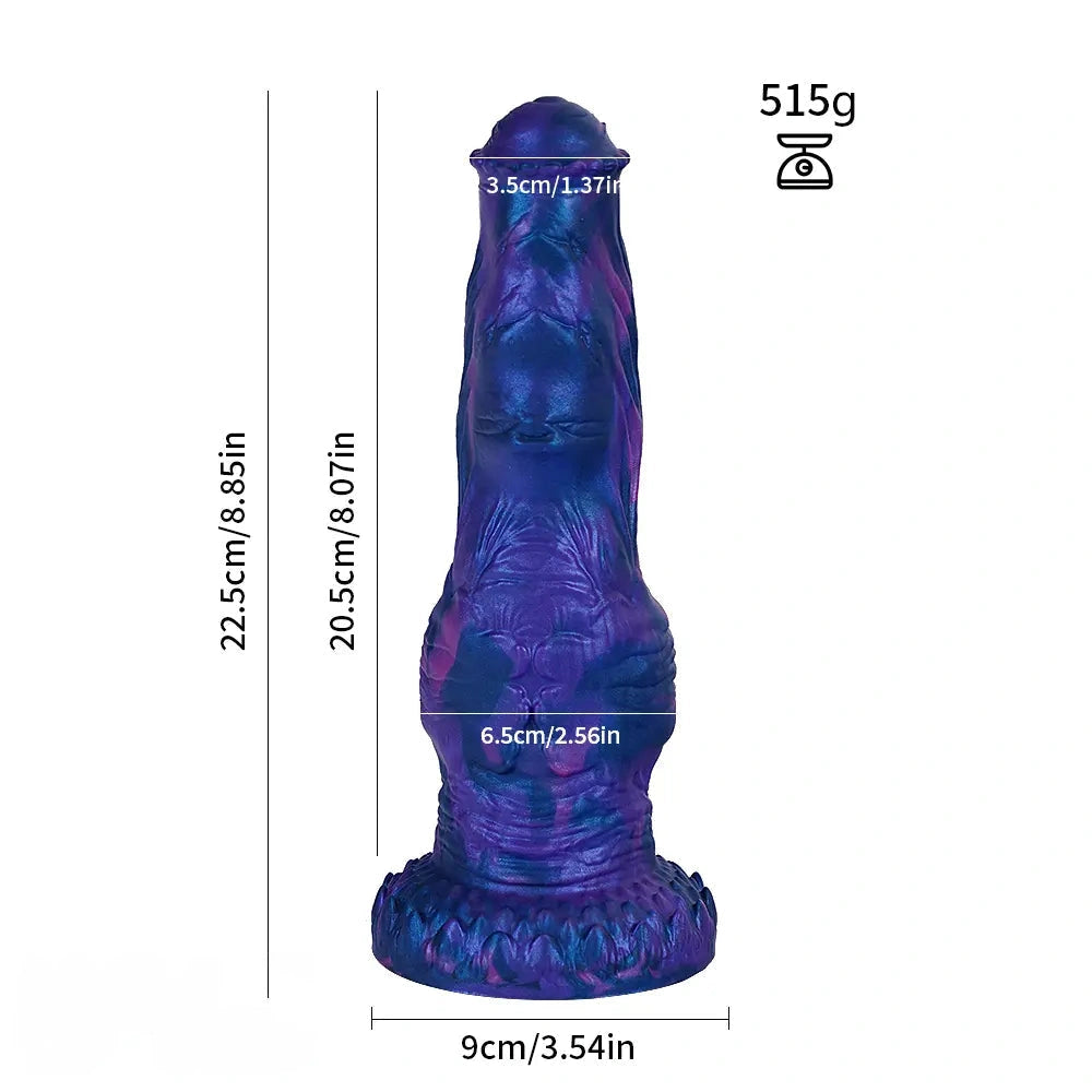 Tentacle Silicone Knot Animal Cock Soft Dildo For Massage Expansion