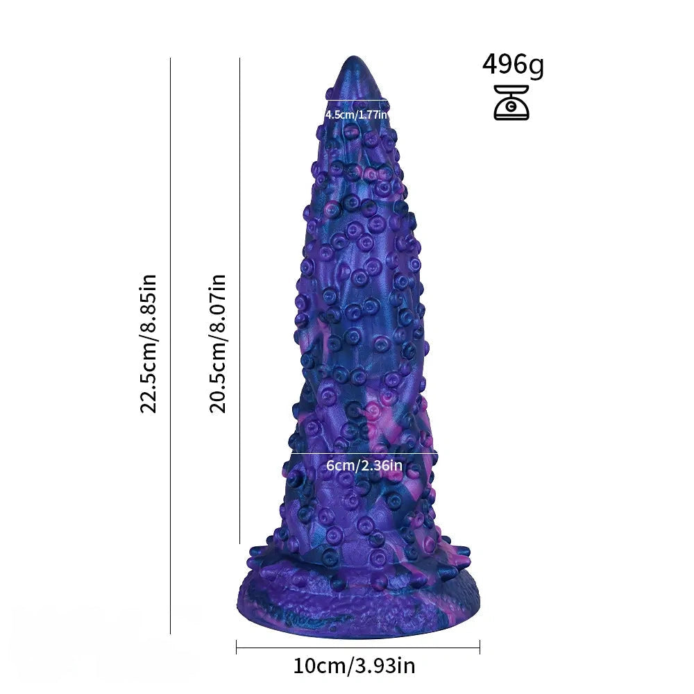 Tentacle Silicone Knot Animal Cock Soft Dildo For Massage Expansion