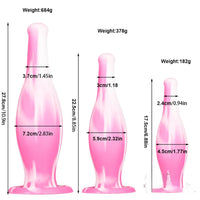 Three Sizes Soft Dildo Butt Plug For Anus Expansion SM Dildo