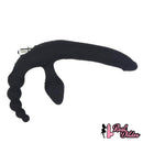 13.8in Triple Dildo With Butt Plugs Sex Toy For Vagina Anus Sex