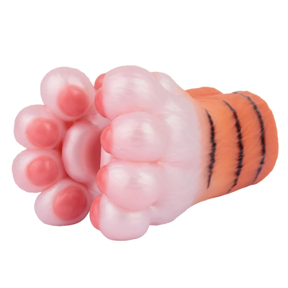 Tiger Paw Masturbator Tyrvax Amber Orange Stripe