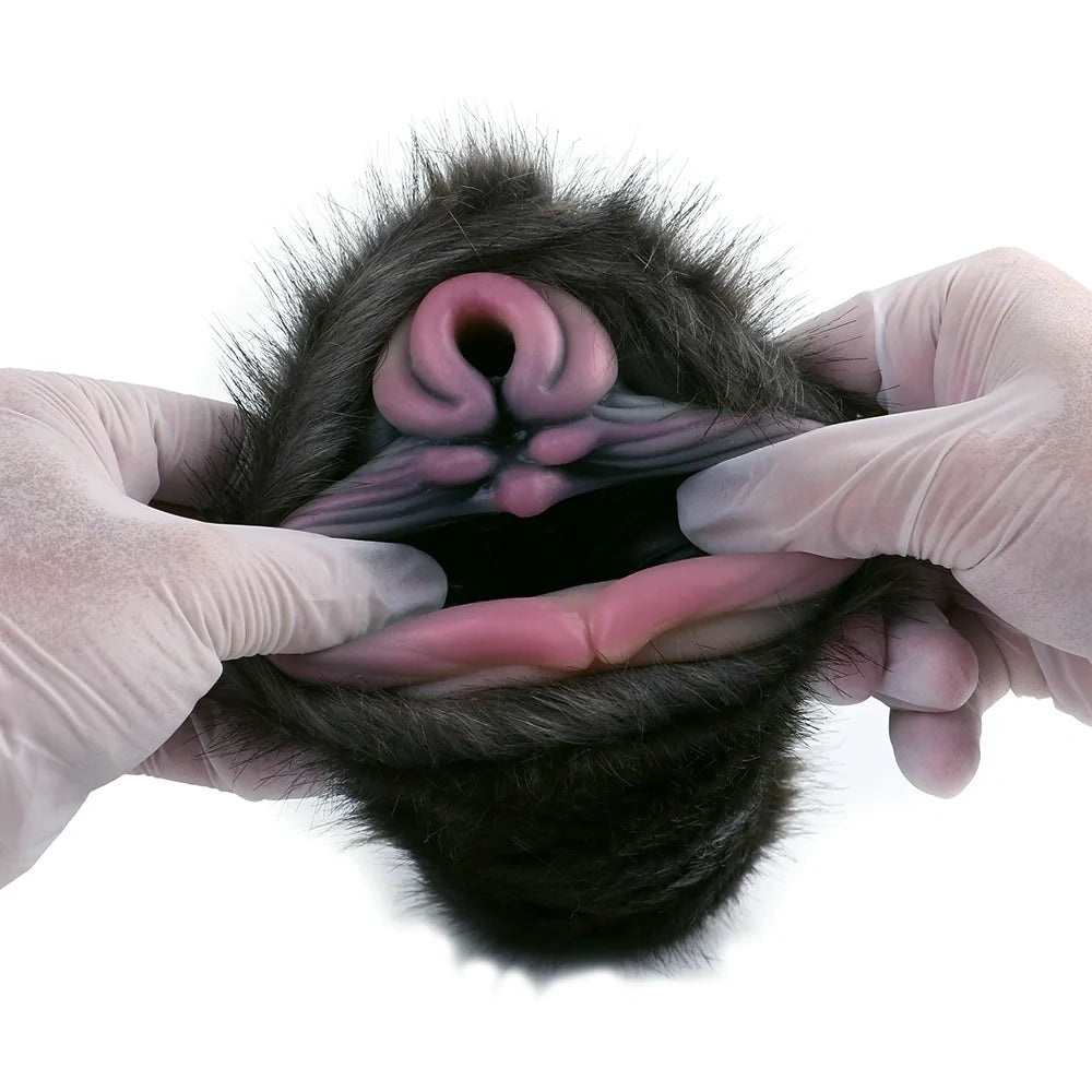 Furry Masturbator Ursplux Dark Brown Dual Entry Hybrid