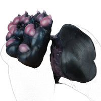 Canine Paw Masturbator Veldrak Double Midnight Blue
