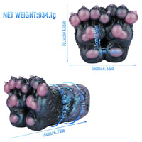 Canine Paw Masturbator Veldrak Double Midnight Blue