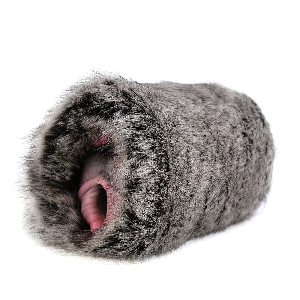 Furry Masturbator Velplux Grey Leopard Plush