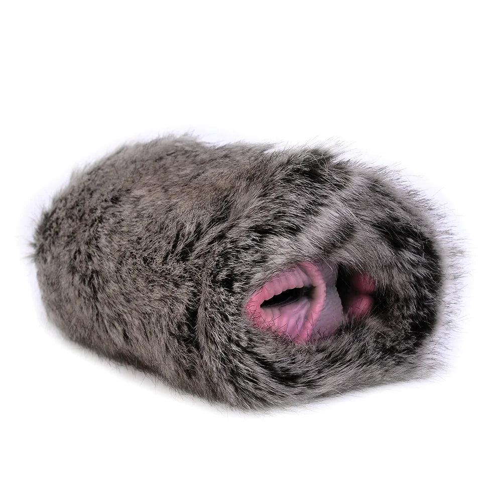 Furry Masturbator Velplux Grey Leopard Plush