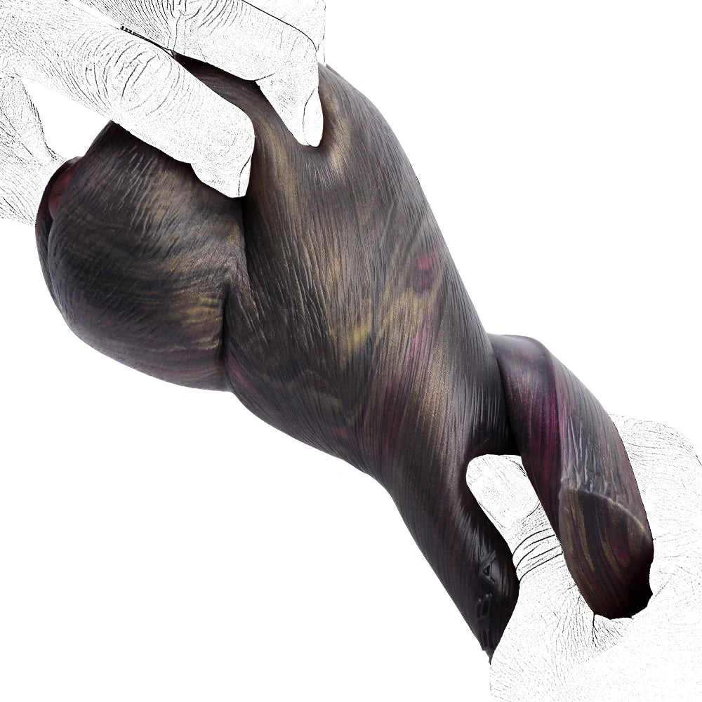 Butt Masturbator Vesprix Dual Channel Dark Velvet