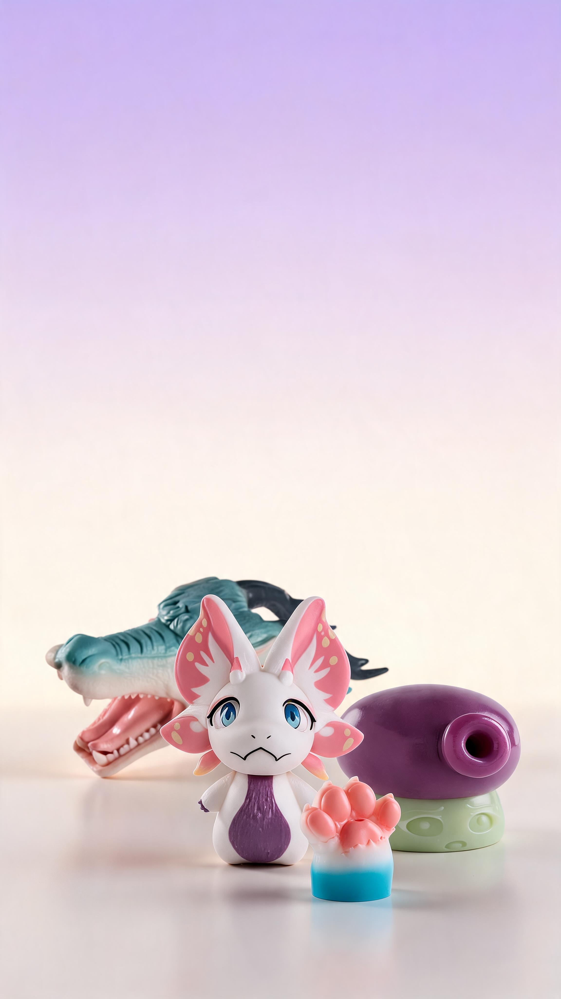 A curated lineup of Eroship furry and fantasy creature toys